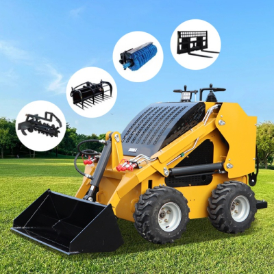 mini wheel skid steer loader