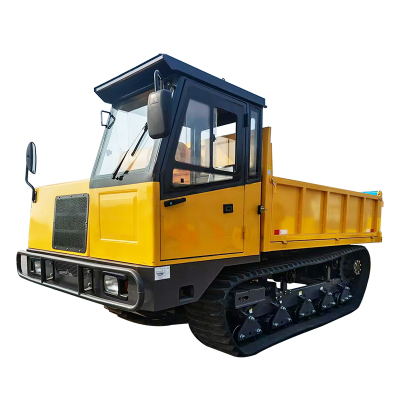 10 ton semi enclosed cab crawler dump truck