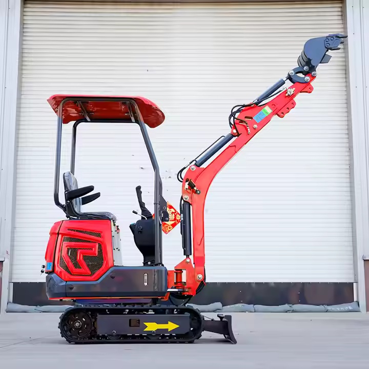 Mini excavator for backyard