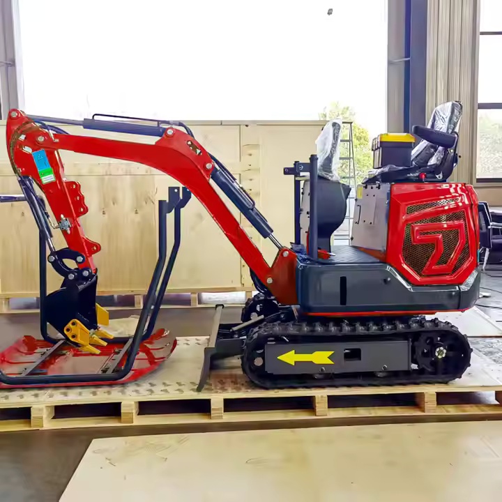 Mini excavator for backyard