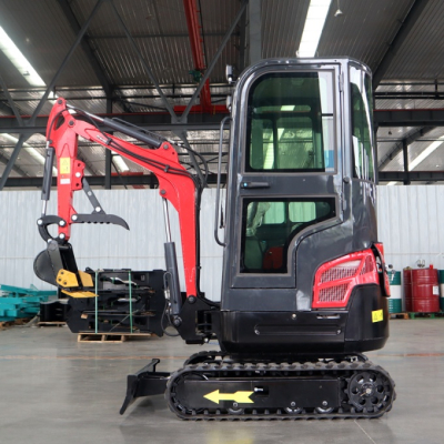Narrow mini digger