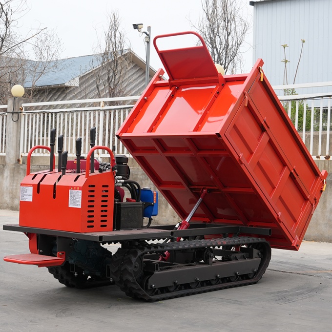 crawler dump truck