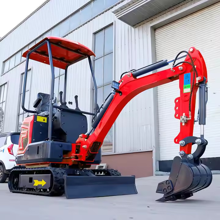 Mini excavator for backyard