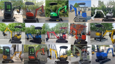 mini excavator models