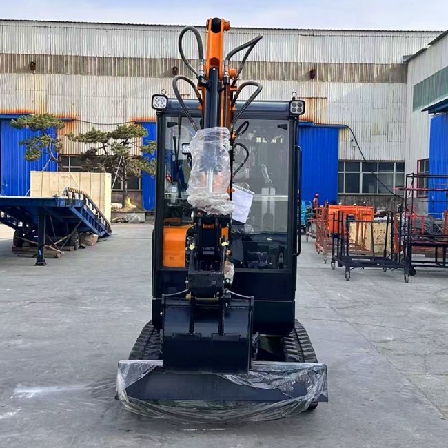 Mini escavadeira chinesa com cabine