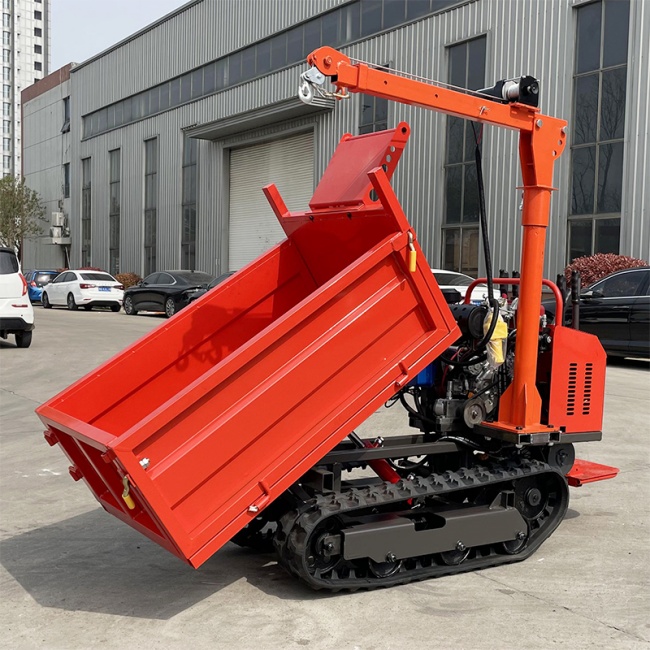 750Kg Crawler Dumper With 500Kg Crane