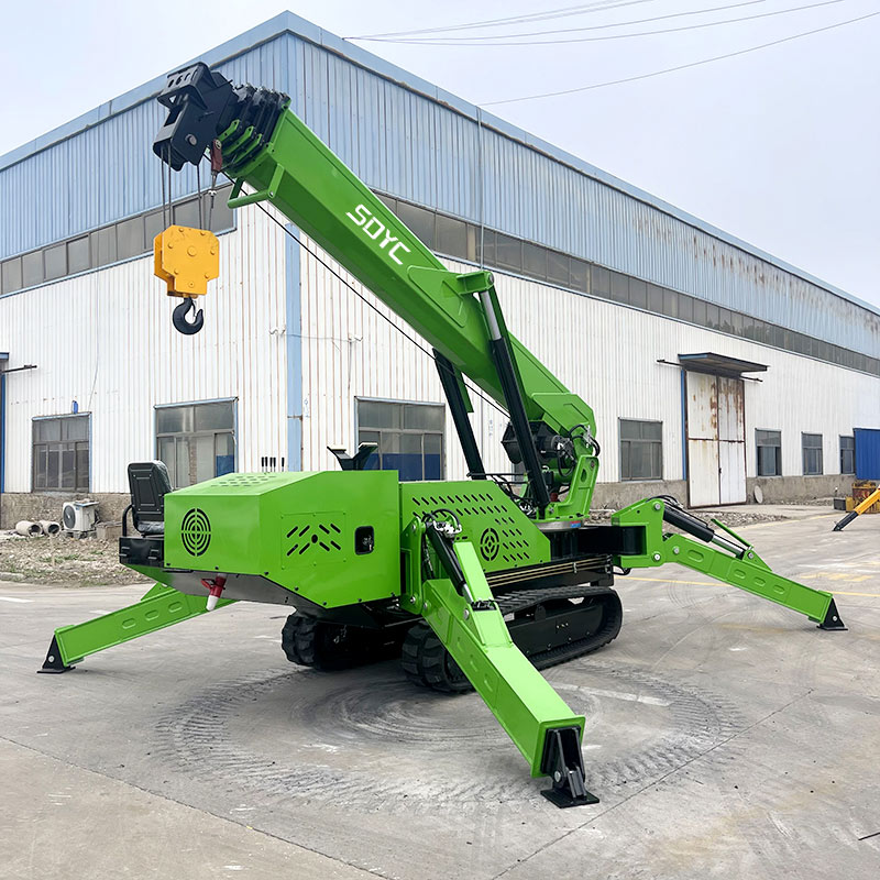 8 ton crawler spider crane