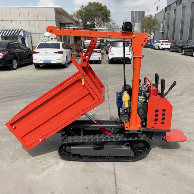750Kg Crawler Dumper With 500Kg Crane