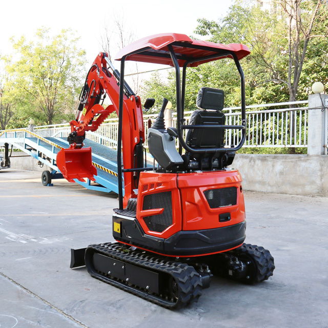 compact mini digger