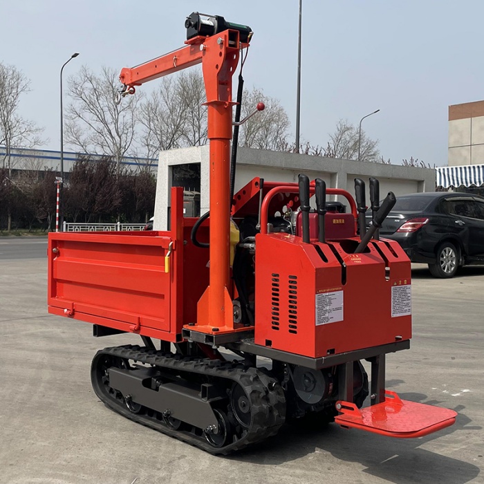 750Kg Crawler Dumper With 500Kg Crane
