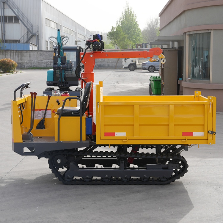2 Ton Crawler Dumper Transporting Concrete