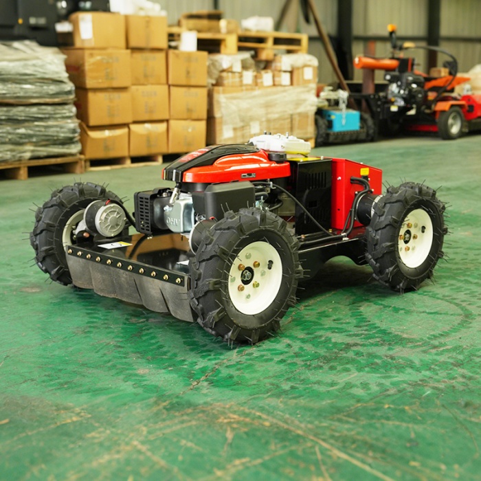 Cortador de grama com controle remoto para campos de golfe e áreas verdes