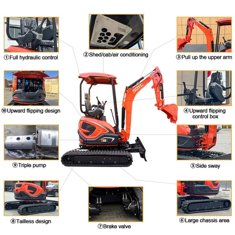 حفار صغير 2.5T حفار صغير 2.5T