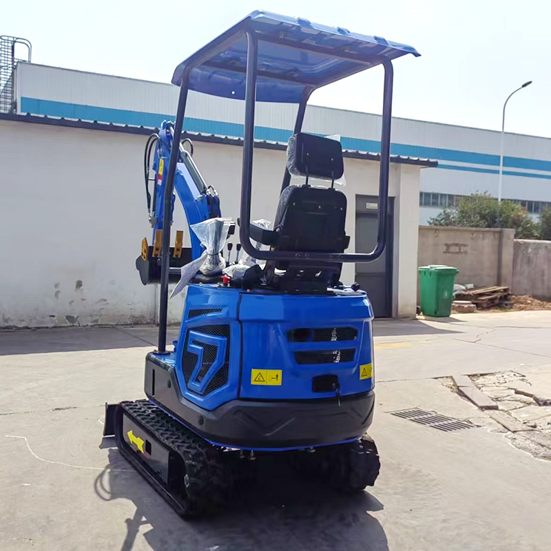 Backyard mini excavator