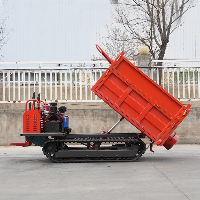 crawler dump truck