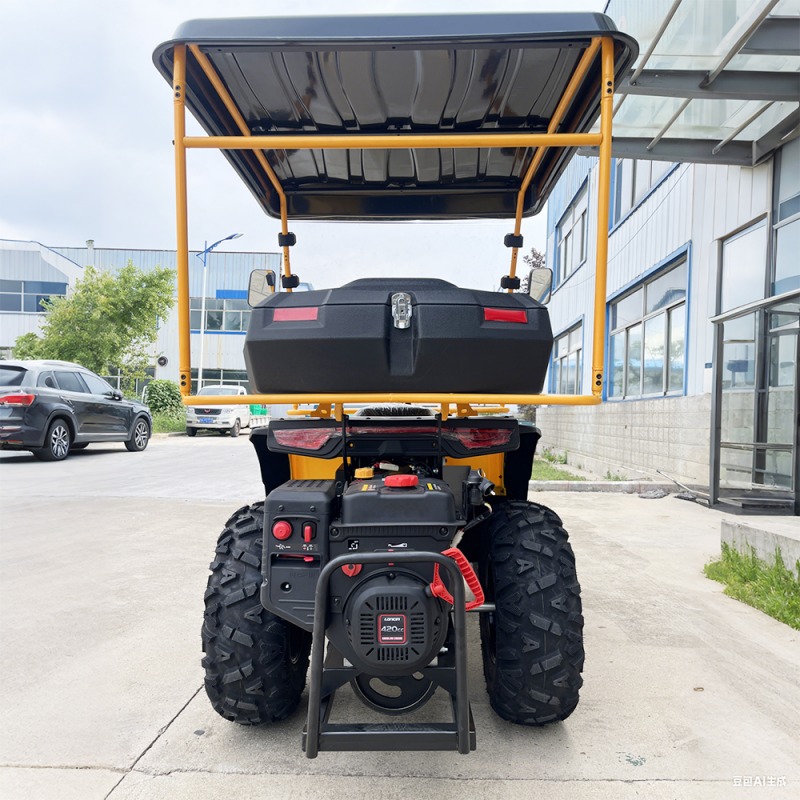 Ride on snow sweeper