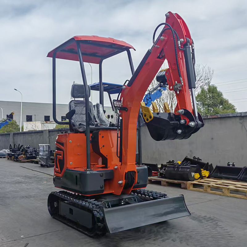 Backyard mini excavator