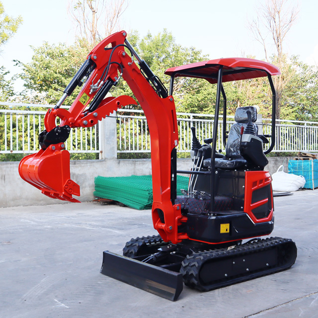 compact mini digger
