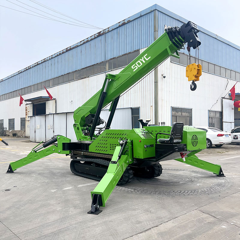 8 ton crawler spider crane