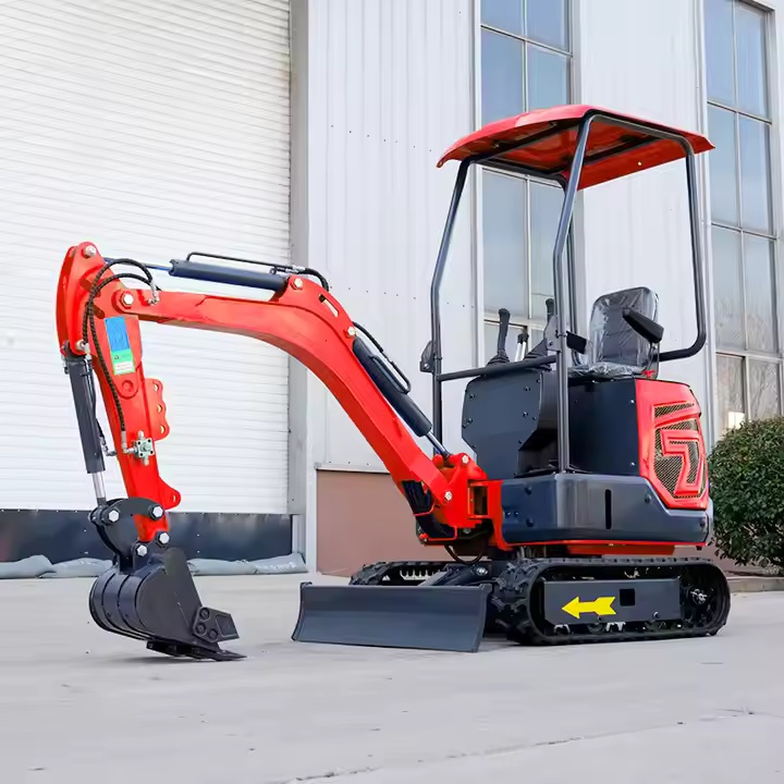Mini excavator for backyard