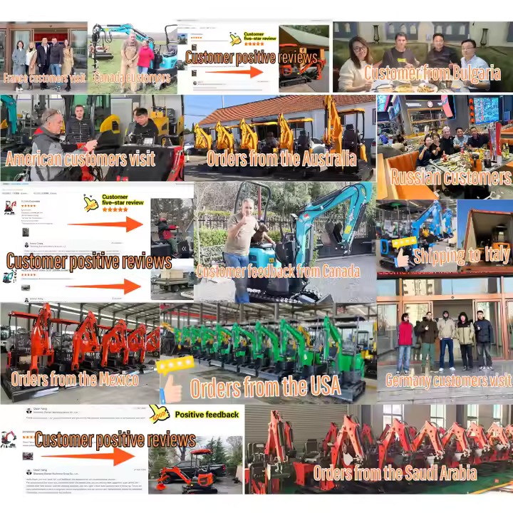 Factory Price Kubota Engine Small Mini Digger