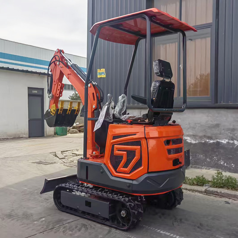 Backyard mini excavator