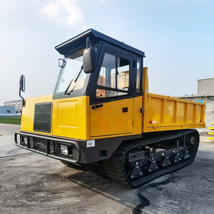 10 ton semi enclosed cab crawler dump truck