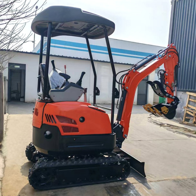 very small mini excavator