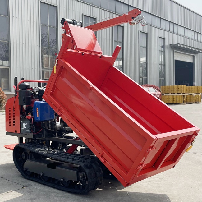 750Kg Crawler Dumper With 500Kg Crane