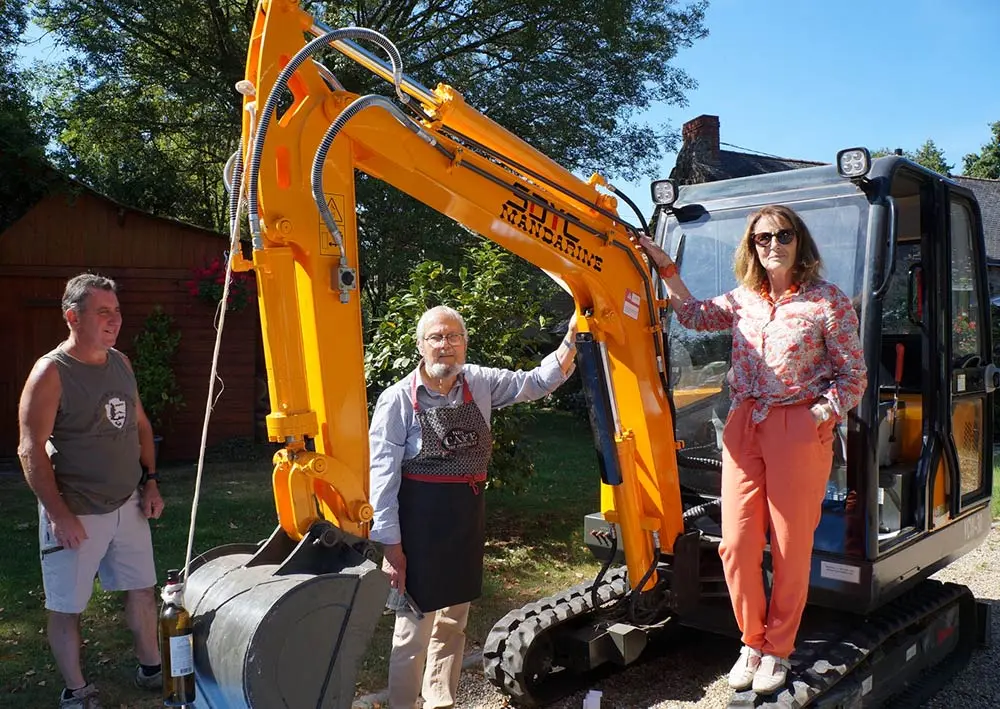 Mini-pelle de 0,8 tonne